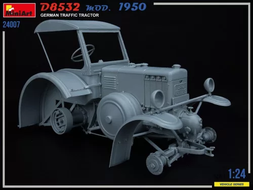 MiniArt German Traffic Tractor D8532  Mod.1950 – 1:24 munkagép makett