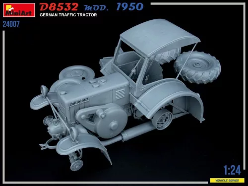 MiniArt German Traffic Tractor D8532  Mod.1950 – 1:24 munkagép makett