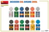 MiniArt Modern Oil Drums 200L – 1:24 dioráma-kiegészítő