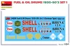 MiniArt Fuel & Oil Drums 1930-50's Set 1 (German Type) – 1:24 dioráma-kiegészítő
