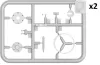 MiniArt German Tractor D8506 w/Roof – 1:24 munkagép makett