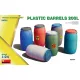 MiniArt Plastic Barrels 200L – 1:24 dioráma-kiegészítő