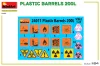 MiniArt Plastic Barrels 200L – 1:24 dioráma-kiegészítő