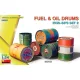 MiniArt Fuel & Oil Drums 1930-50's Set 2 – 1:24 dioráma-kiegészítő