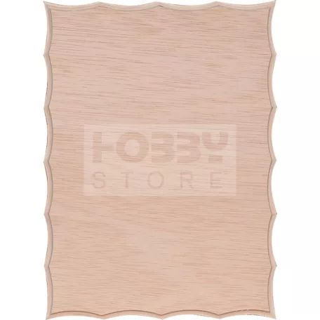 Fa ikon alap hullámos 30 x 22 x 1,5 cm-es - 2415