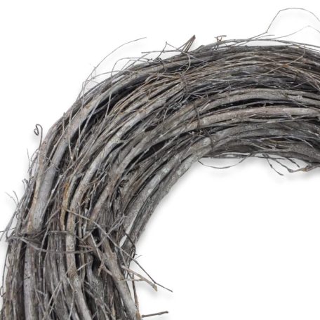 Bohém koszorúalap 35 cm – természetes vessző alap kreatív dekorációkhoz