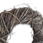 Madagaszkár koszorúalap natúr 25 cm – stabil dekorációs alap ajtódíszekhez és kreatív koszorúkhoz