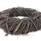 Madagaszkár koszorúalap natúr 25 cm – stabil dekorációs alap ajtódíszekhez és kreatív koszorúkhoz