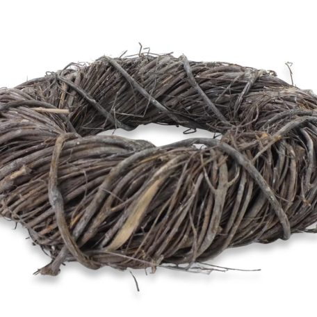 Madagaszkár koszorúalap natúr 25 cm – stabil dekorációs alap ajtódíszekhez és kreatív koszorúkhoz