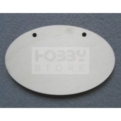   Pentart Fafigura, 3 db/csomag - táblácska (ovális üres) 24265