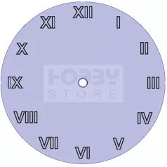 Fa óralap kerek római számmal 2, 15 cm-es  - 24300