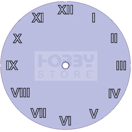 Fa óralap kerek római számmal 2, 15 cm-es  - 24300