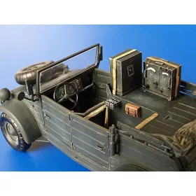   Plus Model Kübelwagen Radio Car Kfz. 2 Umbau Set für Tamiya Bausatz - Kübelwagen Kfz.2 rádiós jármű – átalakító készlet