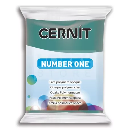 Cernit süthető gyurma N°1, 56 g - fenyőzöld 25023