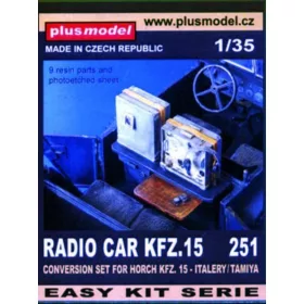   Plus Model Funkwagen Kfz. 15 für Tamiya Bausatz - Kfz.15 rádiós jármű – átalakító készlet