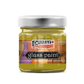 Pentart oldószeres üvegfesték - gyömbér 30 ml