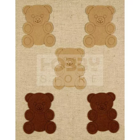 Filcfigura - Maci (5 db/cs, kb.: 6,5 cm) 25148