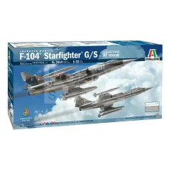   Italeri F-104 STARFIGHTER G/S - Upgraded Edition RF version 1:32 repülőgép makett 2514IT