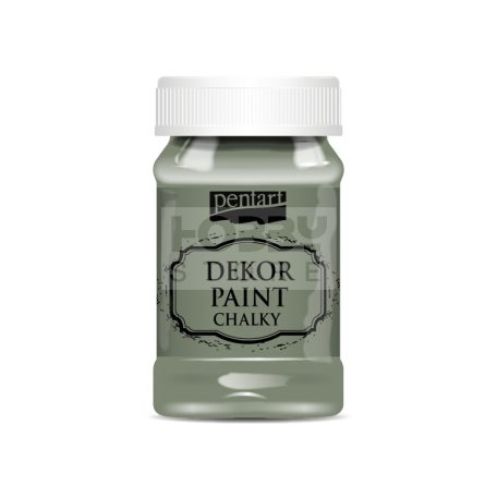 Pentart Dekorfesték lágy (chalky) kekizöld 100 ml 25225