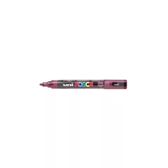   UNI POSCA PC-3M VÖRÖSBOR színű kúpos hegyű dekormarker-filctoll (0.9-1.3 mm) - 26499U