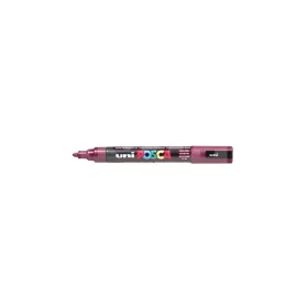   UNI POSCA PC-3M VÖRÖSBOR színű kúpos hegyű dekormarker-filctoll (0.9-1.3 mm) - 26499U