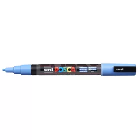  UNI POSCA PC-3M ÉKSZÍNKÉK színű kúpos hegyű dekormarker-filctoll (0.9-1.3 mm) - 26501U