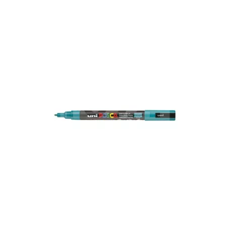 UNI POSCA PC-3M SMARAGDZÖLD színű kúpos hegyű dekormarker-filctoll (0.9-1.3 mm) - 26503U