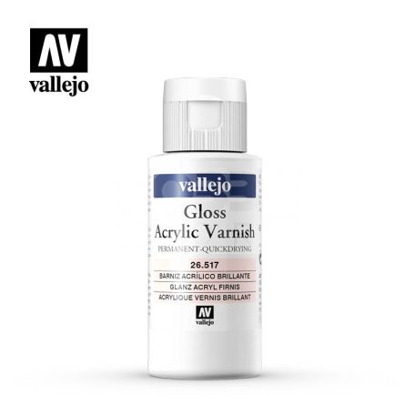 Vallejo Gloss Acrylic Varnish 60 ml - Fényes akril lakk 26517