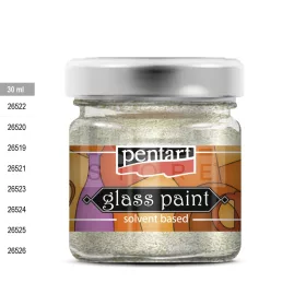 Pentart oldószeres üvegfesték - csillogó arany 30 ml