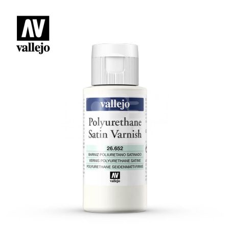 Vallejo Polyurethane Satin Varnish 60 ml - Poliuretán félfényes lakk 26652