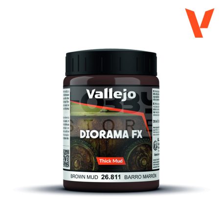 Vallejo Diorama Effect - Brown Mud 200 ml 26811