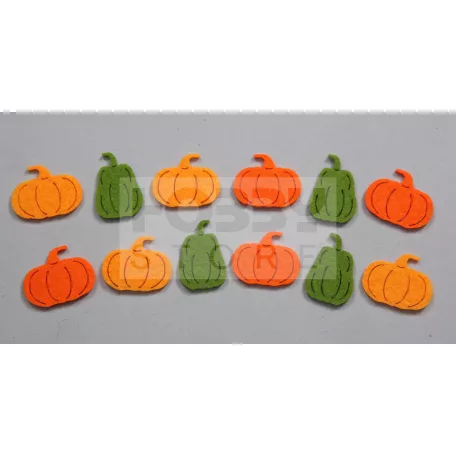 Filcfigura - Mini tök, vegyes (12 db/cs) 27461