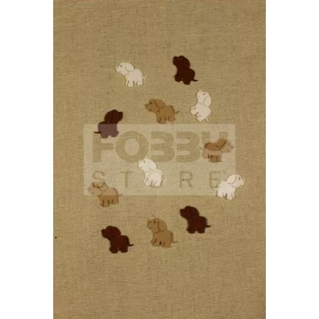 Filcfigura - Mini kutya /vegyes/ (12 db/cs) 27466