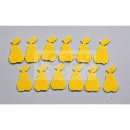 Filcfigura - Mini körte (12 db/cs) 27469