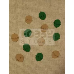 Filcfigura - Mini mogyoró (12 db/cs) 27471