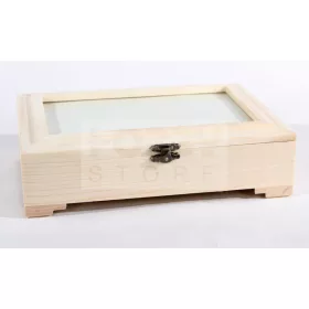 Doboz, fényképtartó tetővel 24 x 16 x 6,5 cm - 27626