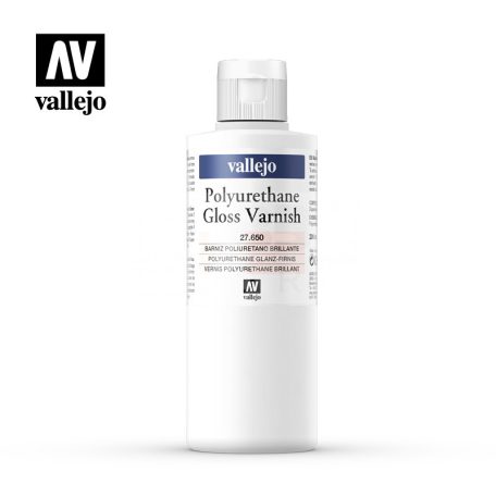 Vallejo Polyurethane Gloss Varnish 200 ml - Poliuretán fényes lakk 27650