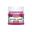 Pentart Fényes magenta színű akril bázisú hobbi festék 50 ml