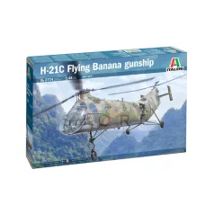   Italeri H-21C Flying Banana GunShip 1:48 helikopter makett 2774IT