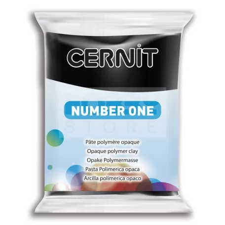 Cernit süthető gyurma N°1, 56 g - fekete 2781