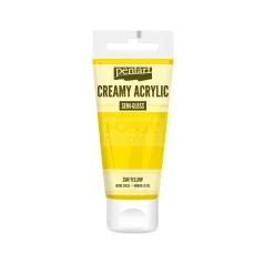   Pentart selyemfényű napsárga színű akril bázisú krémes hobbi festék 60 ml