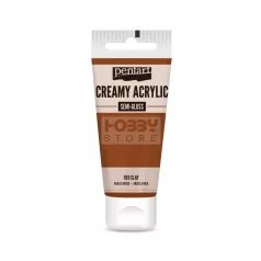   Pentart selyemfényű vörösagyag színű akril bázisú krémes hobbi festék 60 ml