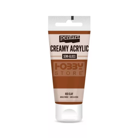 Pentart selyemfényű vörösagyag színű akril bázisú krémes hobbi festék 60 ml