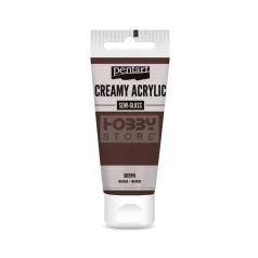   Pentart selyemfényű barna színű akril bázisú krémes hobbi festék 60 ml