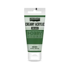   Pentart selyemfényű sötétzöld színű akril bázisú krémes hobbi festék 60 ml