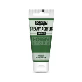   Pentart selyemfényű krémes akrilfesték – sötétzöld 60 ml