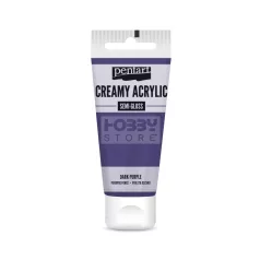   Pentart selyemfényű sötétlila színű akril bázisú krémes hobbi festék 60 ml