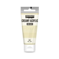   Pentart selyemfényű elefántcsont színű akril bázisú krémes hobbi festék 60 ml