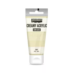   Pentart selyemfényű krémes akrilfesték – elefántcsont 60 ml