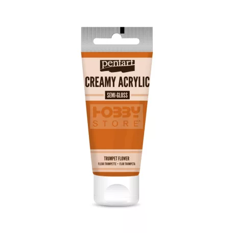 Pentart selyemfényű trombitavirág színű akril bázisú krémes hobbi festék 60 ml